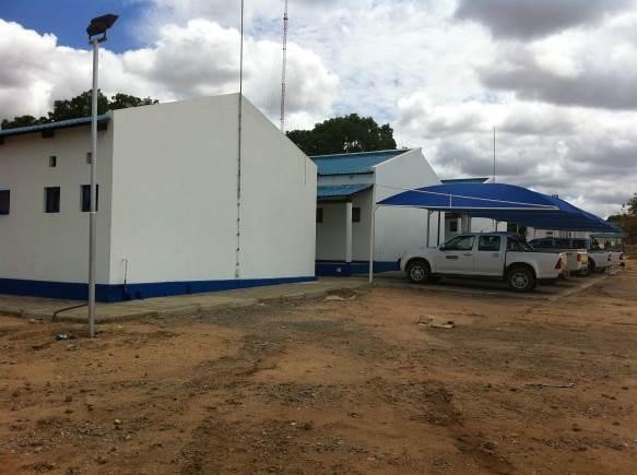 Blocos de escritório e laboratório na Barragem de Nampula