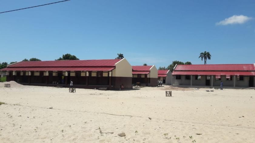 Salas de aula na Província de Nampula